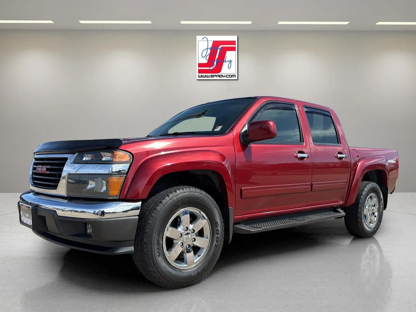 2010 GMC Canyon SLE1 in Merlot Jewel Metallic — front three-quarter view