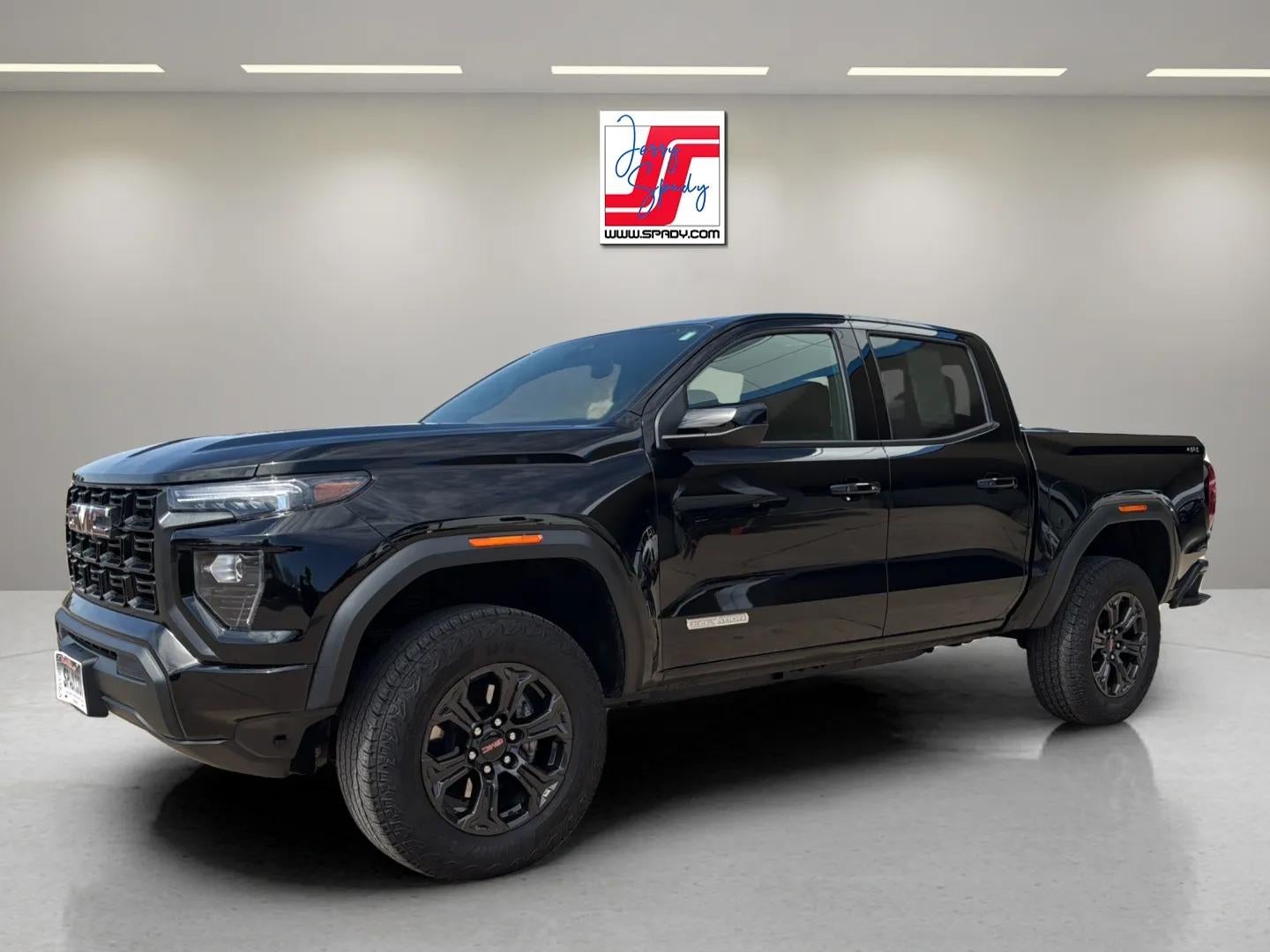 2025 GMC Canyon Elevation in Onyx Black — front three-quarter view