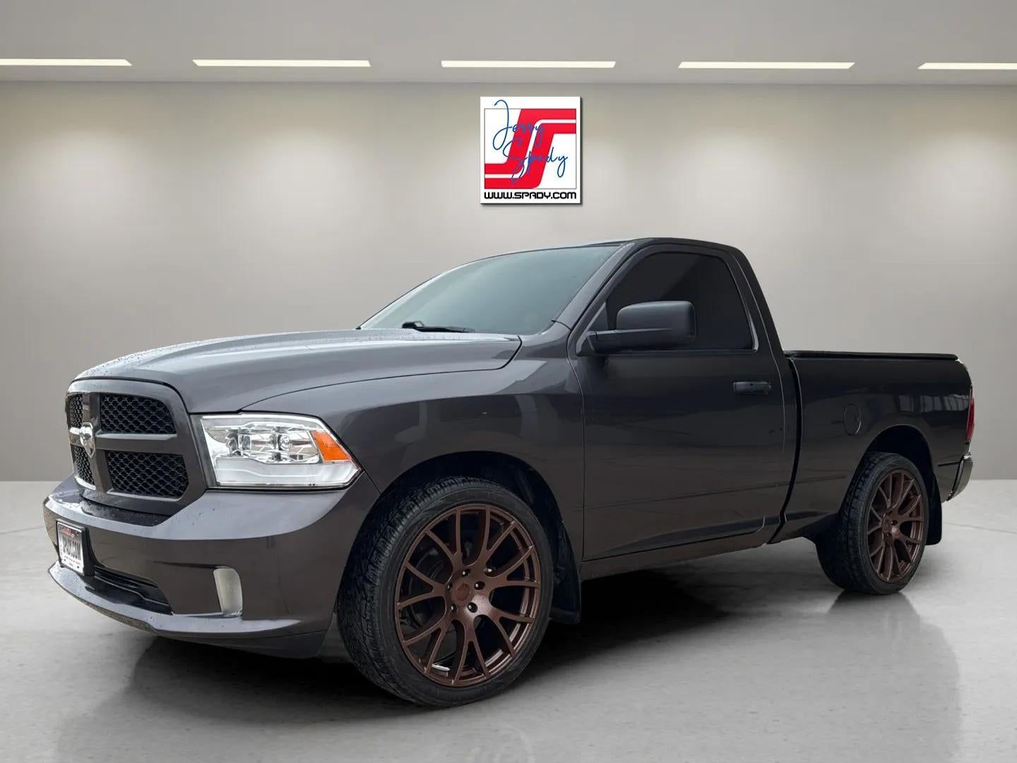 2019 RAM 1500 Classic Express in Gray — front three-quarter view