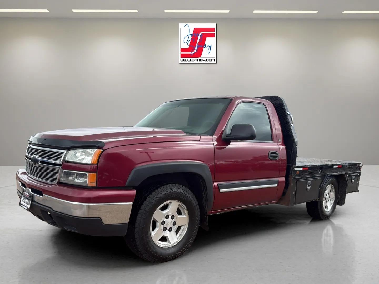 2006 Chevrolet Silverado 1500 LT1 in Sport Red Metallic — front three-quarter view