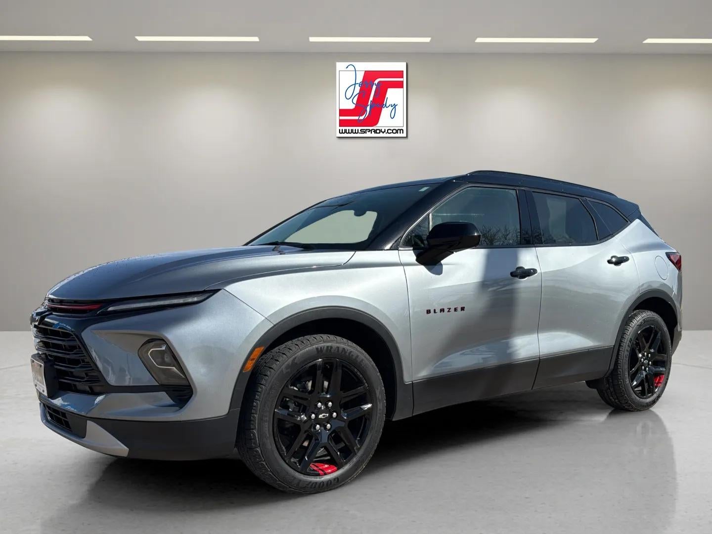 2024 Chevrolet Blazer 2LT in Sterling Gray Metallic — front three-quarter view