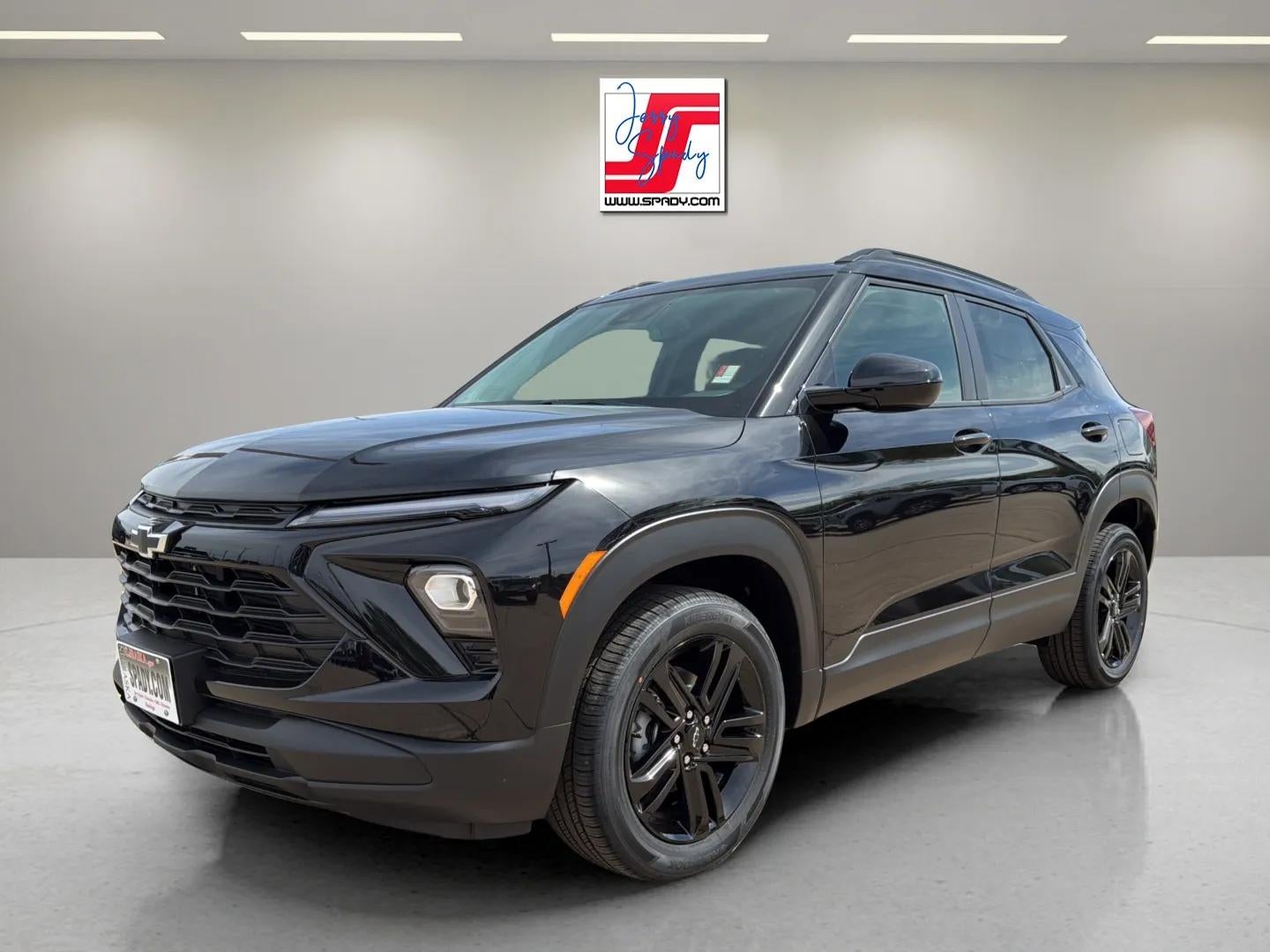 2026 Chevrolet Trailblazer LT in Mosaic Black Metallic — front three-quarter view